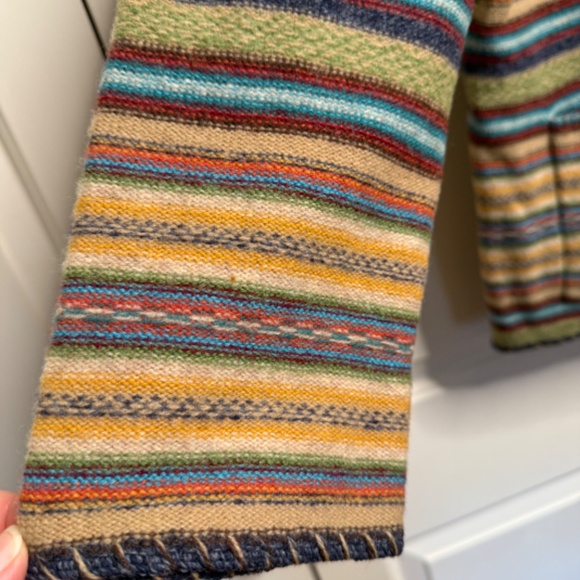 Sigrid Olsen, Small, Multi Warm Colors, Wool Knit Jacket - Picture 9 of 11